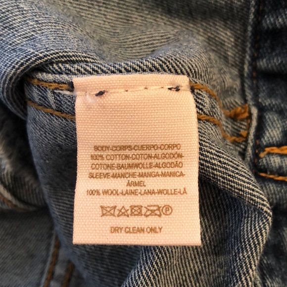 Free People distressed denim jacket - Picture 4 of 5